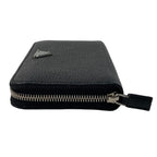 Prada Vitello Daino Leather Wallet Black — view 3
