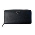 Prada Vitello Daino Leather Wallet Black