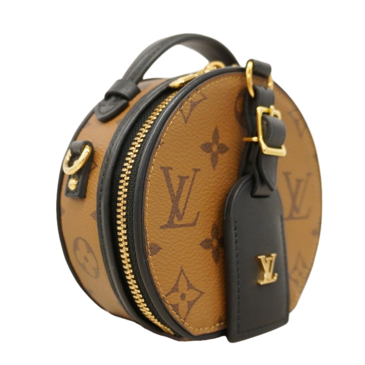 Louis Vuitton Handbag Monogram Reverse Mini Boite Chapeau Brown 2-Way — view 2