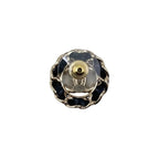 Chanel Coco Rhinestones Lambskin Metal Circle — view 4
