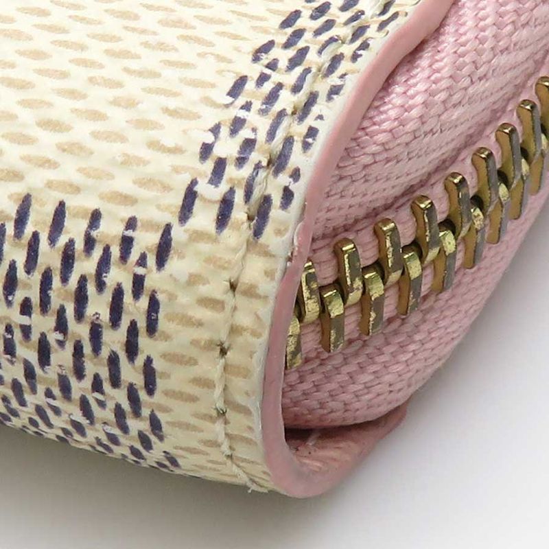 Louis Vuitton Round Zipper Long Wallet Damier Azur Zippy — view 7