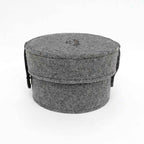 Hermes Sugar Box Gray Felt Accessory Case Interior Miscellaneous Goods — view 5
