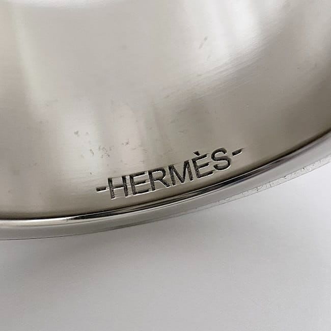 Hermes Scarf Ring Silver Saddle — view 9
