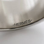 Hermes Scarf Ring Silver Saddle — view 9