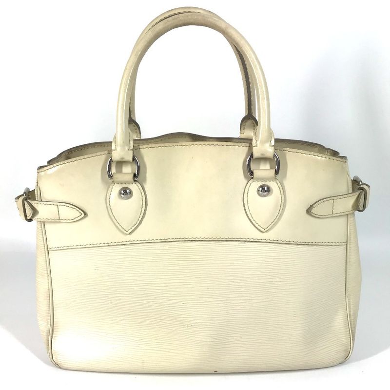 Louis Vuitton Handbag Passy PM M5926 J Epi Leather Ivoire White — view 2