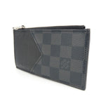 Louis Vuitton Card Case Coin Holder Damier Graphite Black Gray — view 3