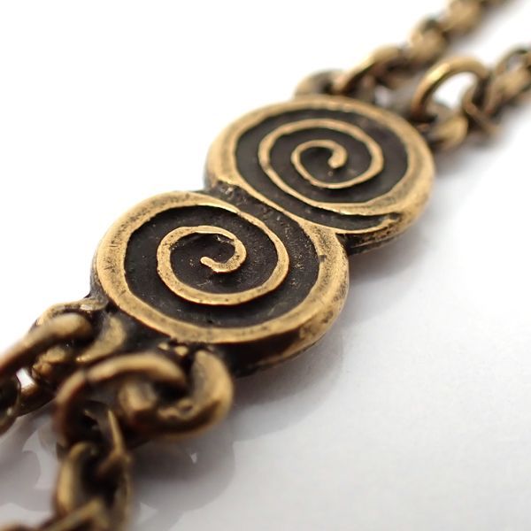 Yves Saint Laurent Necklace Long Vintage Swirl GP — view 8