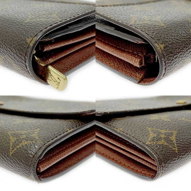 Louis Vuitton Monogram Portefeuille Sarah Brown Long Wallet — view 5