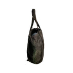 Prada Br0977 Logo Embroidered Tote Khaki — view 5