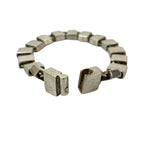 Gucci Square Chain Bracelet Silver 925 Bangle Accessories Small Items — view 4