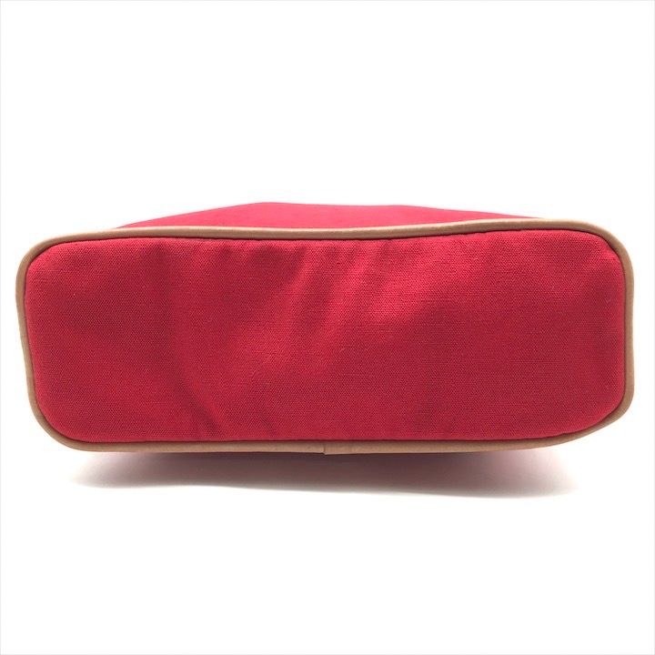 Hermes Bolide 25 Cotton Pouch Case Cosmetic Red — view 3
