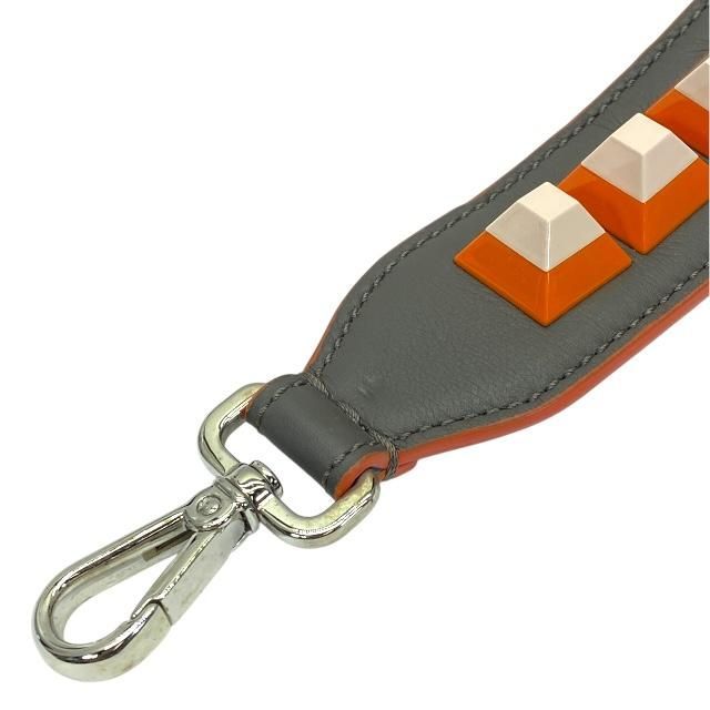 Fendi Strap You Long Shoulder Accessories For Bags Leather Studded — view 4