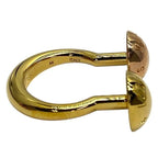 Louis Vuitton Burg Studded Ring Gold GP — view 6
