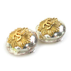 Chanel Gold Sunburst Crystal — view 3