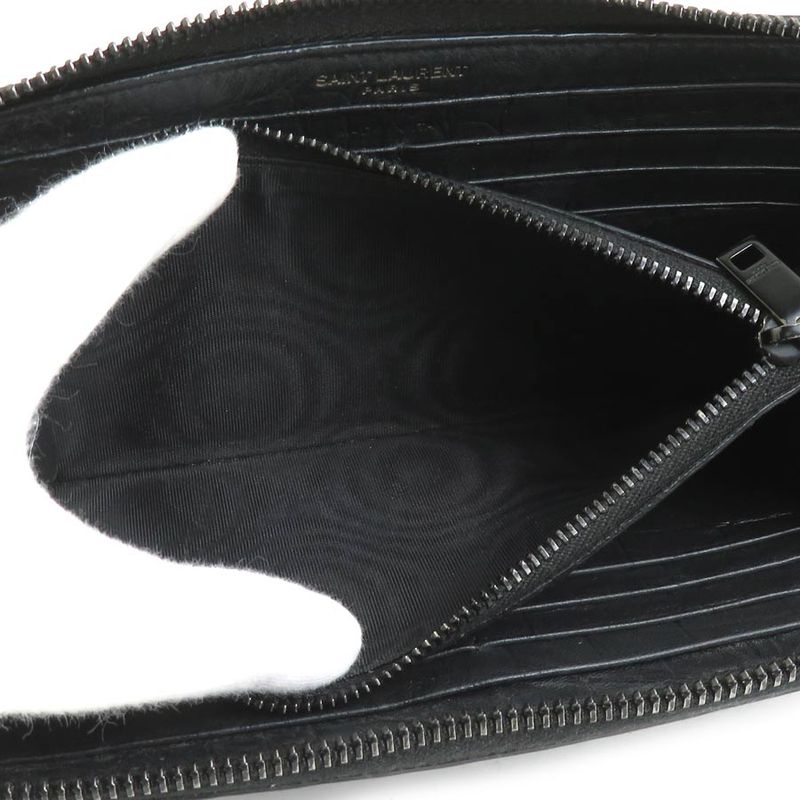 Saint Laurent Round Zipper Long Wallet — view 4