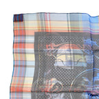 Hermes Carre 55 Scarf Madras Exlibris Bandana Silk Multicolor Accessory — view 3