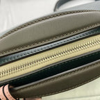Fendi by the Way Medium 2-Way Handbag 8 Bl124 Leather Green Beige Multicolor — view 5