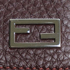 Fendi FF Logo Compact Wallet Trifold Bordeaux 7 M0280 — view 6
