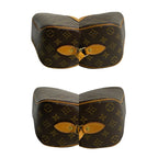 Louis Vuitton Blois Monogram Leather Mini Shoulder Bag Pochette Sacoche Brown — view 8