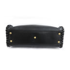 Fendi P-cub 8 Bn290 Shoulder Bag Handbag 2-Way Black Leather — view 6