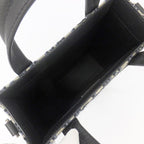 Dior Safari North South Oblique Jacquard Silver Hardware Hand — view 7