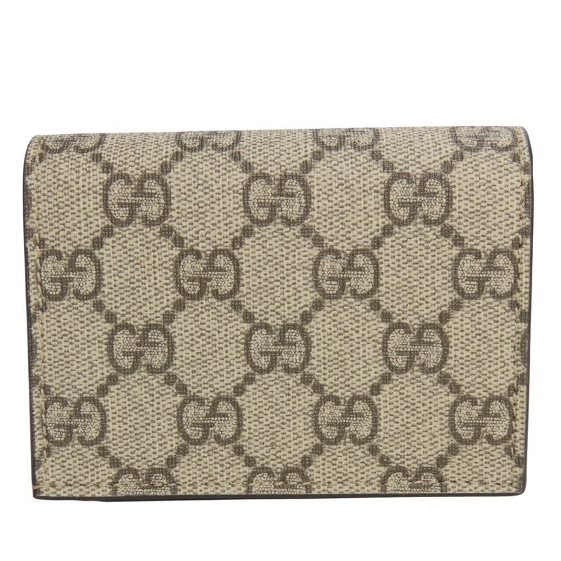 Gucci Bifold Wallet GG Marmont Supreme Canvas Leather Dusting — view 2
