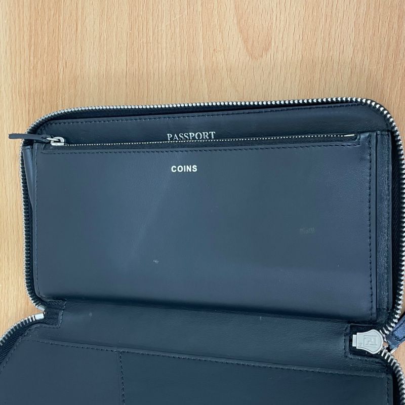Fendi Travel Wallet Round Zipper Long — view 7