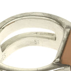 Hermes Medor Ring No 9 Moonstone Diamond Silver 925 51 10.6 g Accessories — view 5