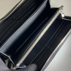 Louis Vuitton Epi Zippy Wallet Round Zipper Long Black — view 5