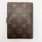 Louis Vuitton Monogram Agenda PM Notebook Cover Gold Hardware — view 3
