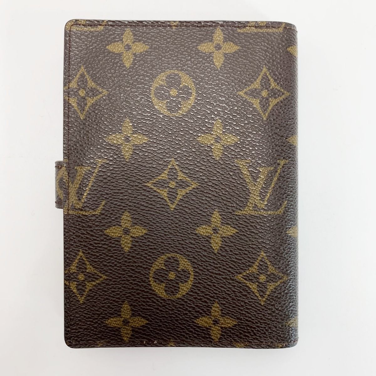 Louis Vuitton Monogram Agenda PM Notebook Cover Gold Hardware — view 3