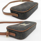 Celine Mini Camera Triomphe Shoulder Bag Pouch Brown Multicolor — view 5
