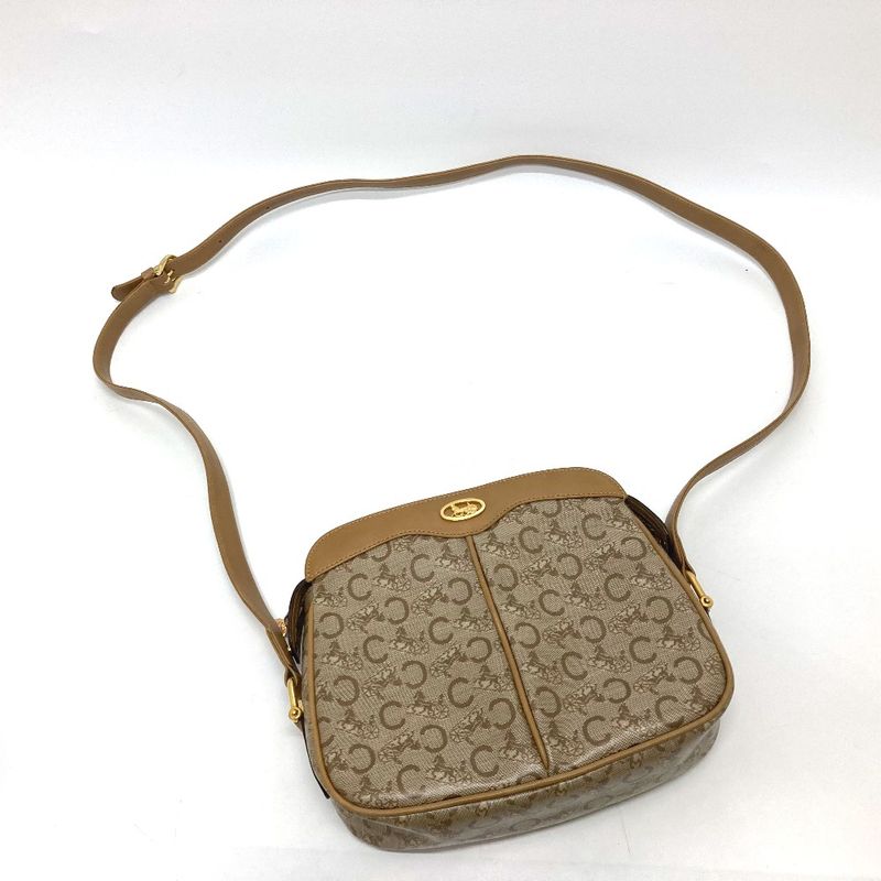 Celine Shoulder Bag C Macadam Leather Beige — view 8