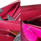 Louis Vuitton Long Wallet Zippy Epi Leather Fuchsia Bordeaux — view 9