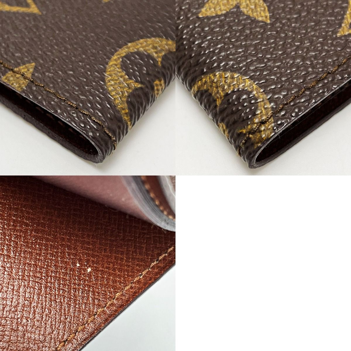 Louis Vuitton Monogram Card Holder Credit Press Ion Brown Case — view 9