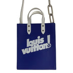 Louis Vuitton Sac Plat XS Everyday 2-Way Shoulder Bag Blue White — view 3