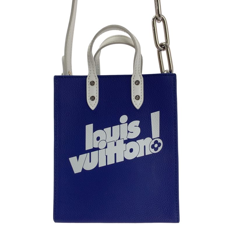 Louis Vuitton Sac Plat XS Everyday 2-Way Shoulder Bag Blue White — view 3