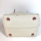 Louis Vuitton Shoulder Bag Cabas PM Leather Canvas Pink — view 3