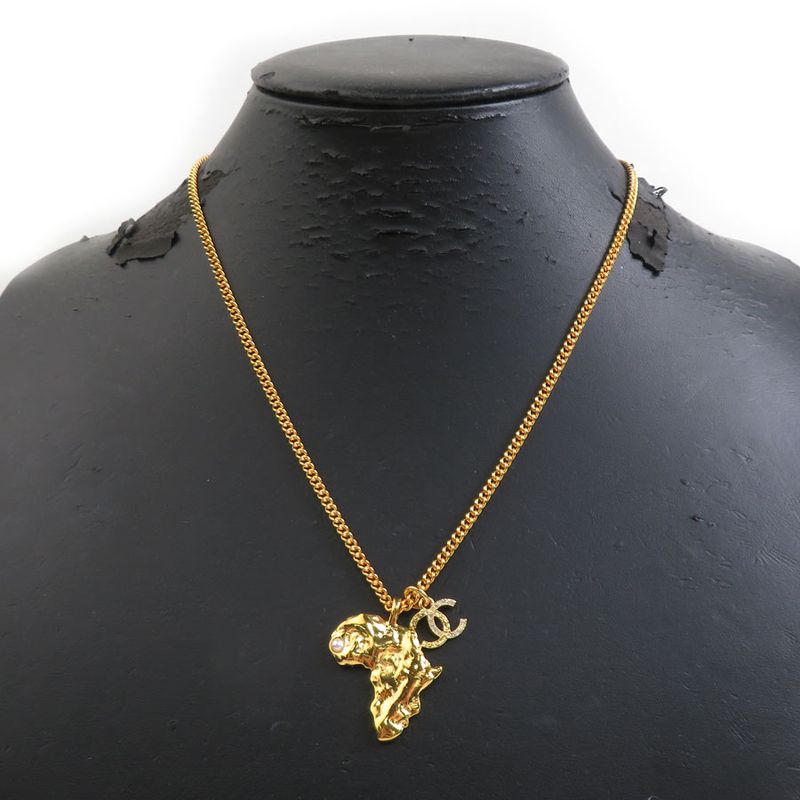 Chanel Necklace Coco Mark African Motif — view 9