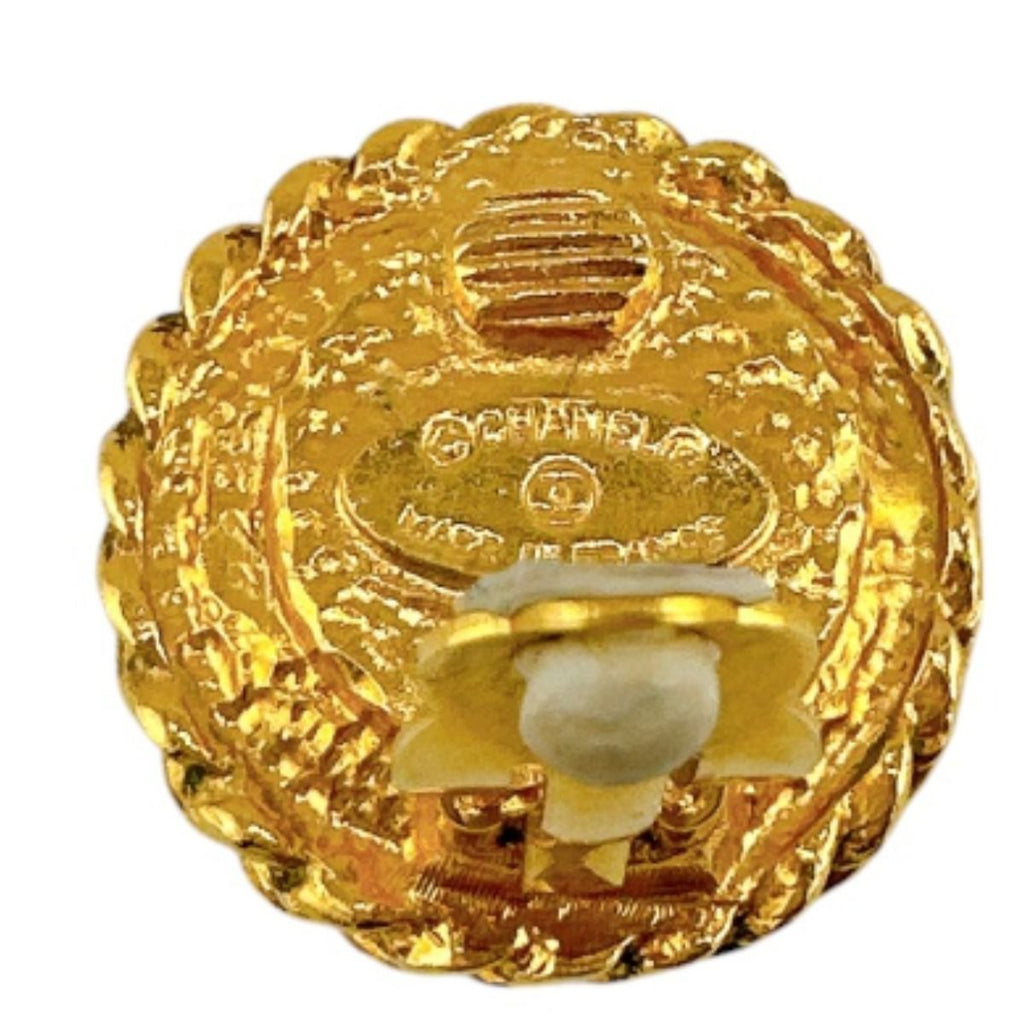 Chanel Vintage Faux Pearl Earrings — view 6