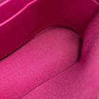 Chanel Shoulder Bag Classic Chain Clutch Quilted Caviar Leather Pink — view 7