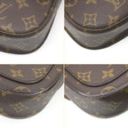 Louis Vuitton Shoulder Bag Monogram Saint-Cloud Cracks in the Folds Inside — view 7