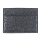 Gucci Silver Logo Hardware Leather Card Case Business Holder Black — view 4