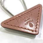 Prada Key Ring Pink Silver Hardware 1 Ap276 — view 7