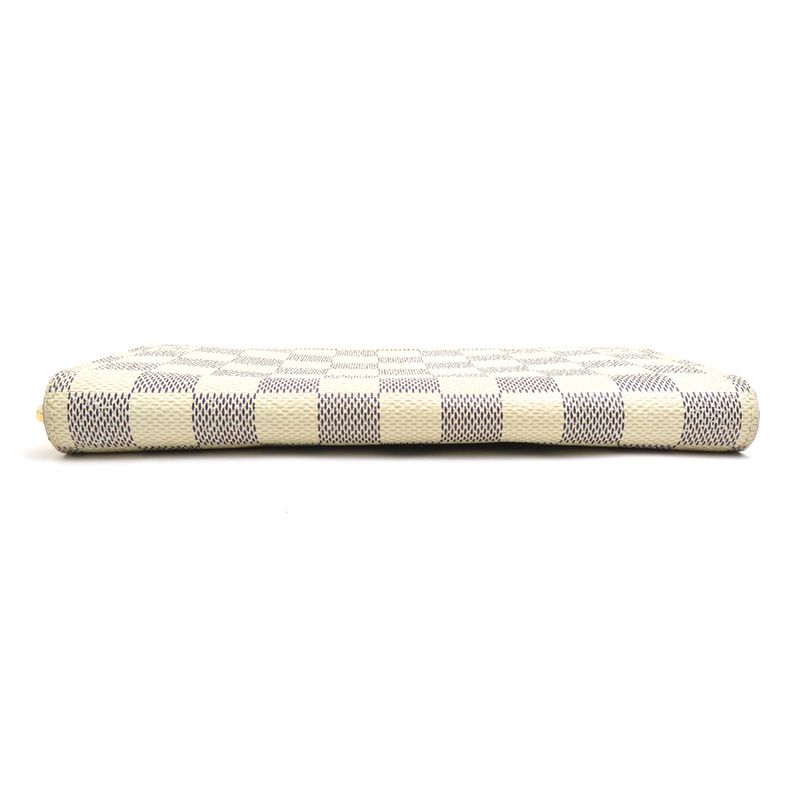 Louis Vuitton Round Zipper Long Wallet Damier Azur Zippy — view 4