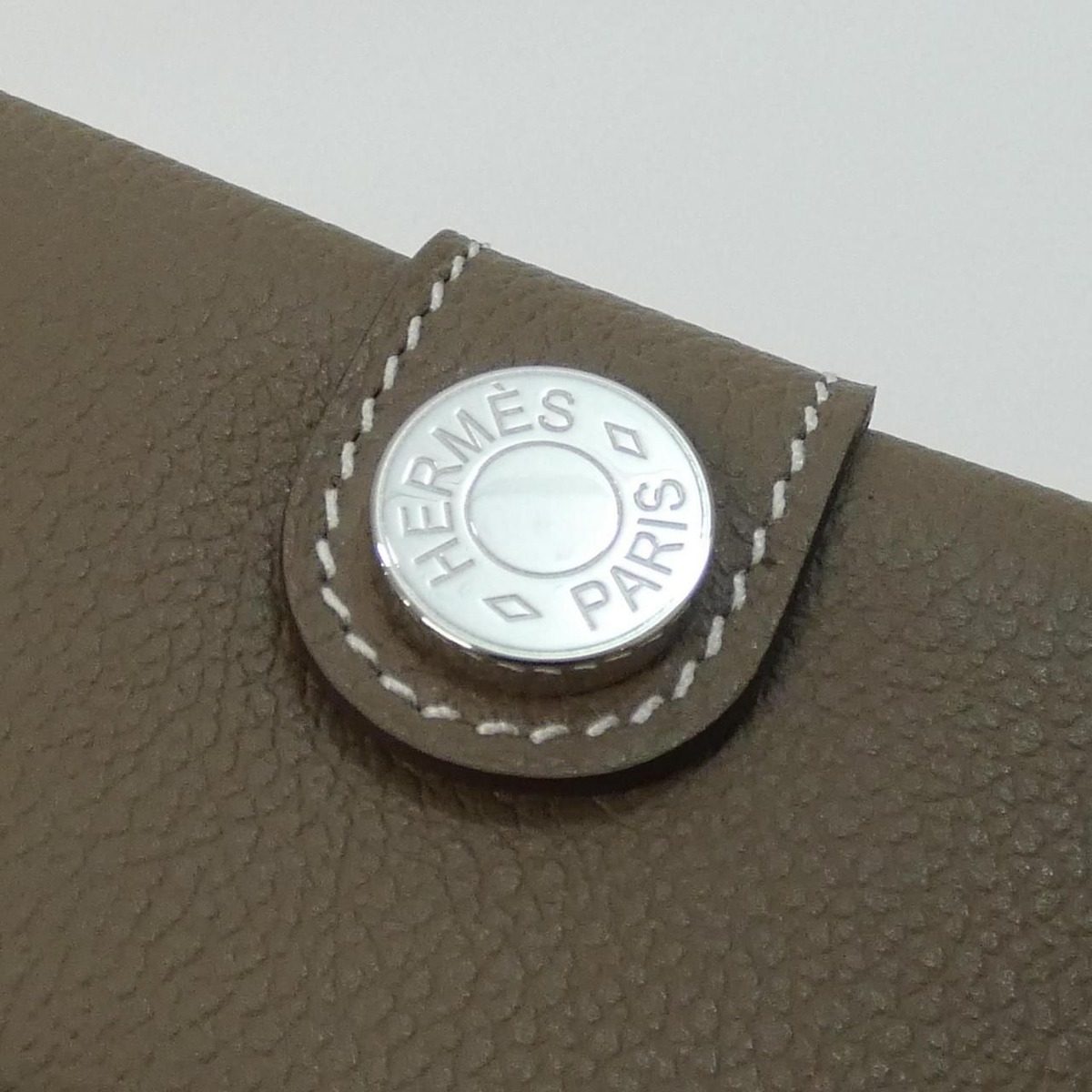 Hermes Card Case Card Holders Silver — view 5