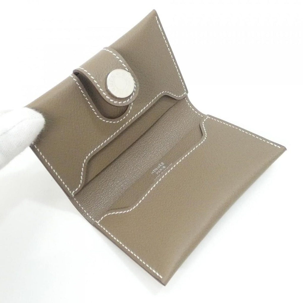 Hermes Card Case Card Holders Silver — view 6