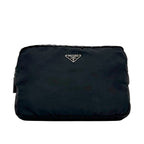 Prada Pouch Black Nero Tessuto Case Nylon