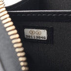 Chanel Round Wallet Classic Long Zip Quilted Black Patent — view 5