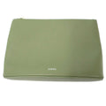 Loewe Leather Clutch Pouch Khaki